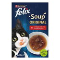 Супа с говеждо, пилешко и агнешко месо FELIX Soup Original 6х48 гр