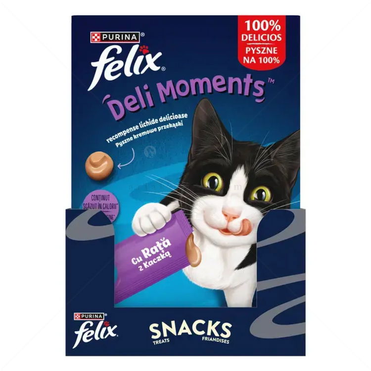 Кремообразно лакомство с патешко месо FELIX Deli Moments Duck