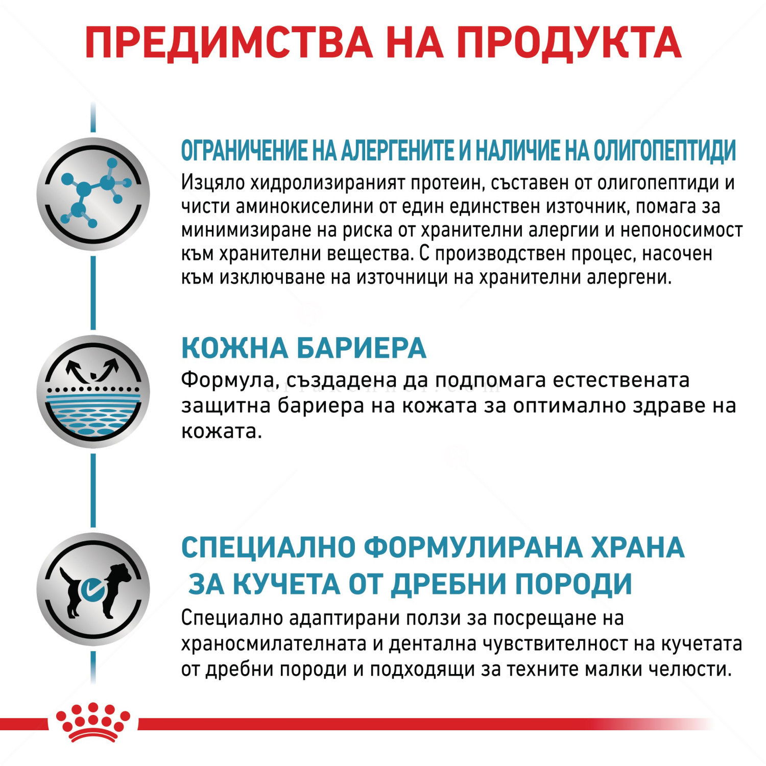 ROYAL CANIN Veterinary Dog Anallergenic Small Dog 3 кг