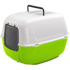 FERPLAST Prima Котешка тоалетна с филтър, лайм