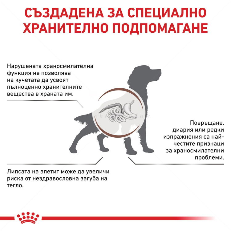 ROYAL CANIN Veterinary Dog Gastrointestinal 2 кг
