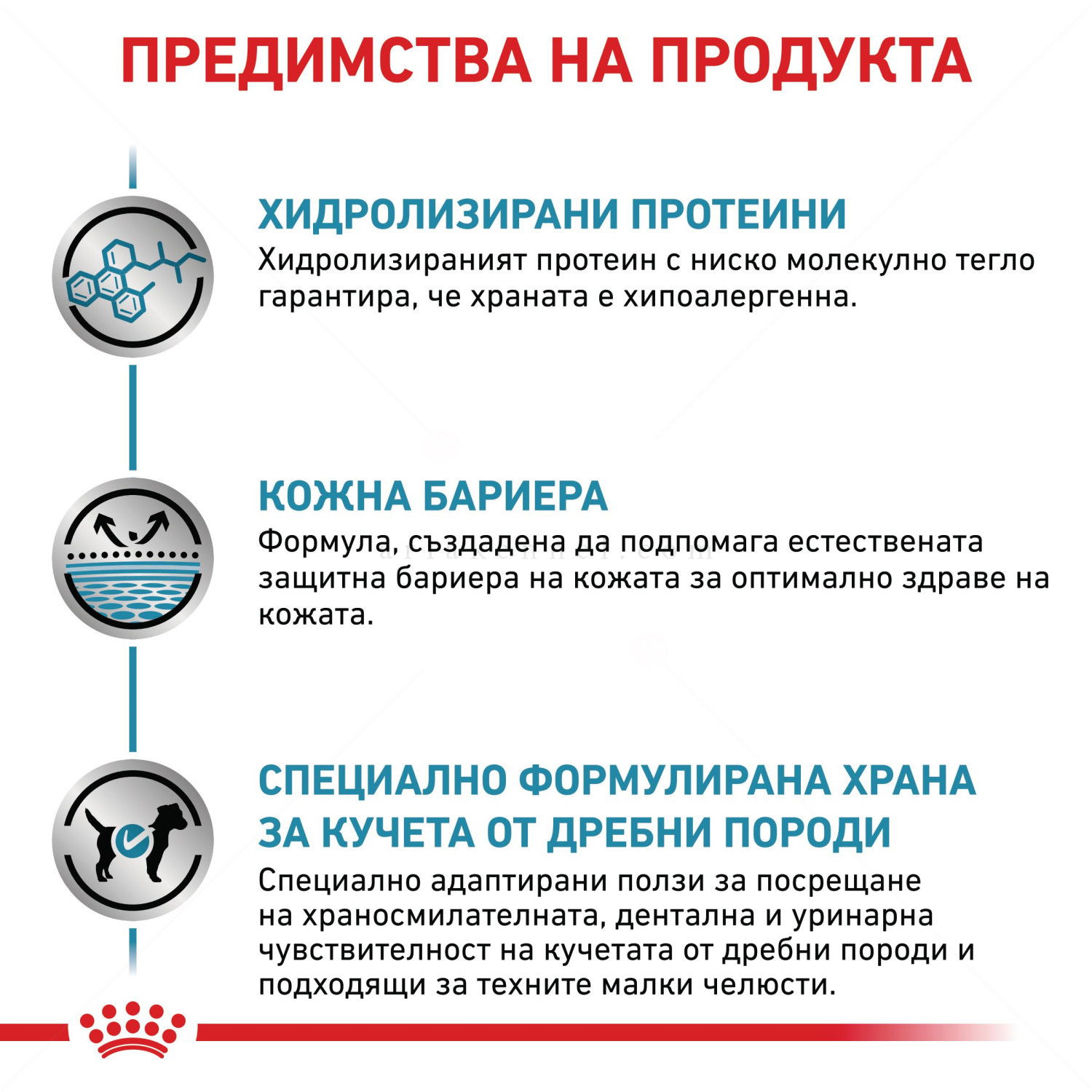 ROYAL CANIN Veterinary Dog Hypoallergenic Small Dog 1 кг