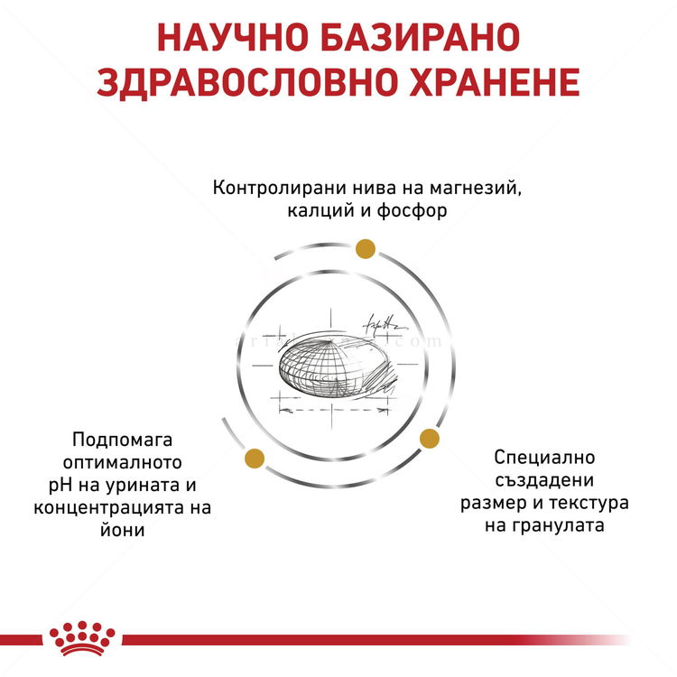 ROYAL CANIN Veterinary Dog Urinary Small Dog S/O 1.500 кг