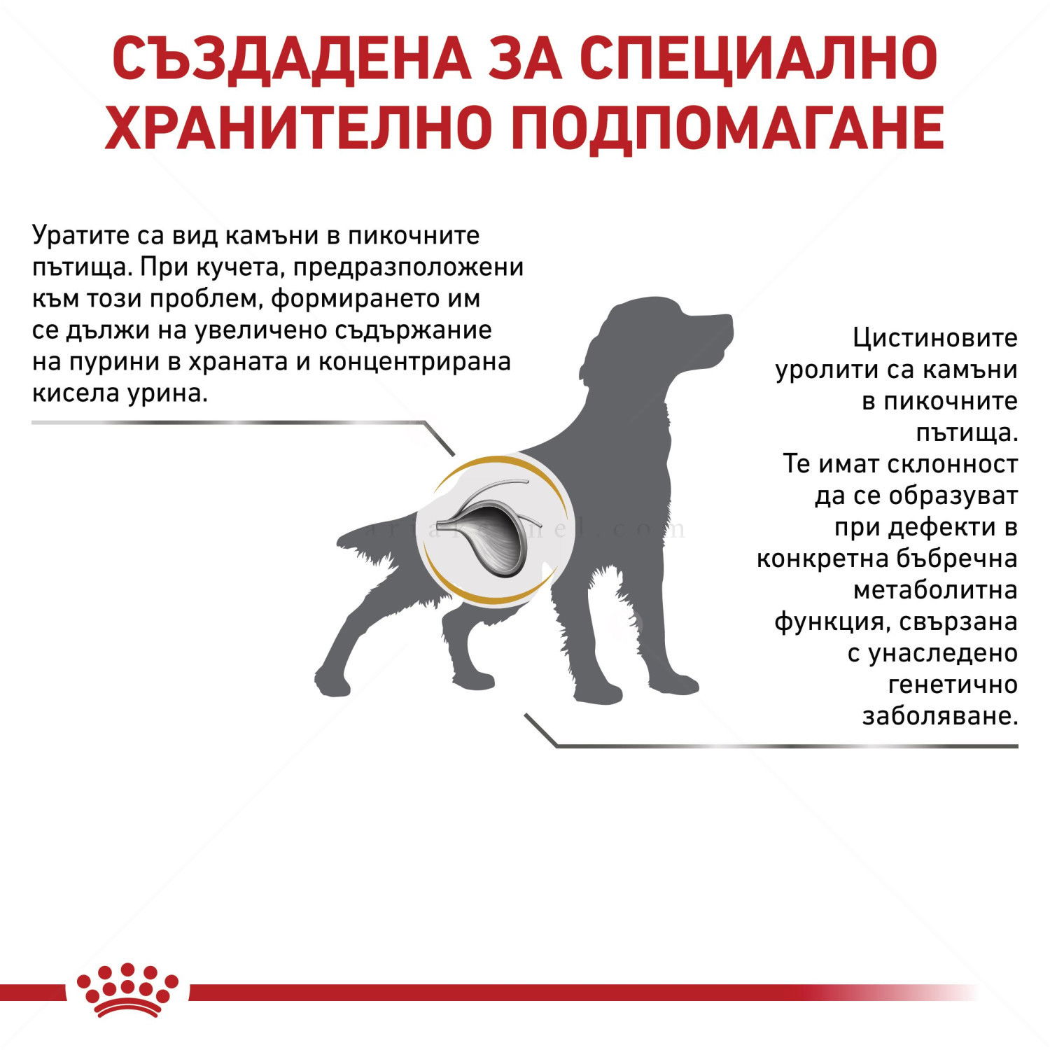 ROYAL CANIN Veterinary Dog Urinary U/C 14 кг