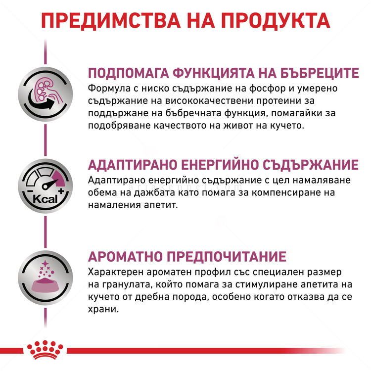 ROYAL CANIN Veterinary Dog Renal Small Dog 1.500 кг