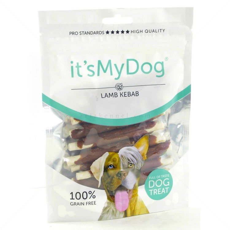Кожени солети с агнешко месо IT'S MY DOG Lamb Kebab Grain Free