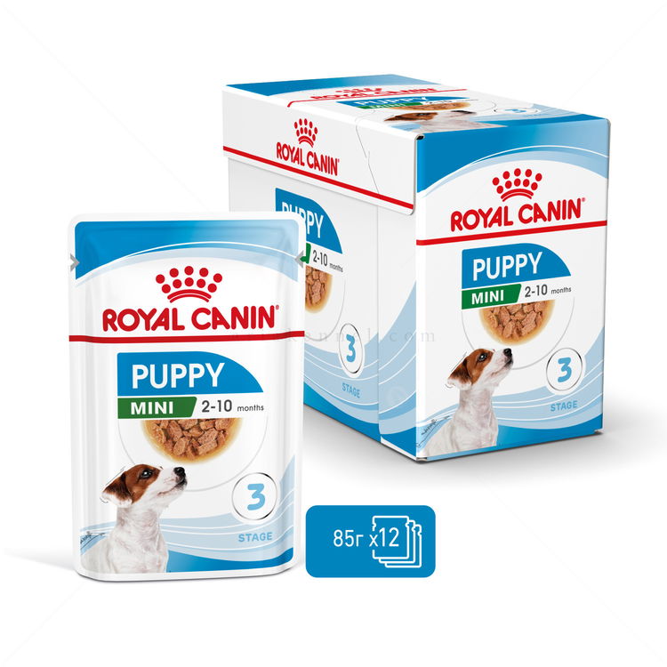 Пауч за подрастващи кученца от дребни породи ROYAL CANIN Mini puppy
