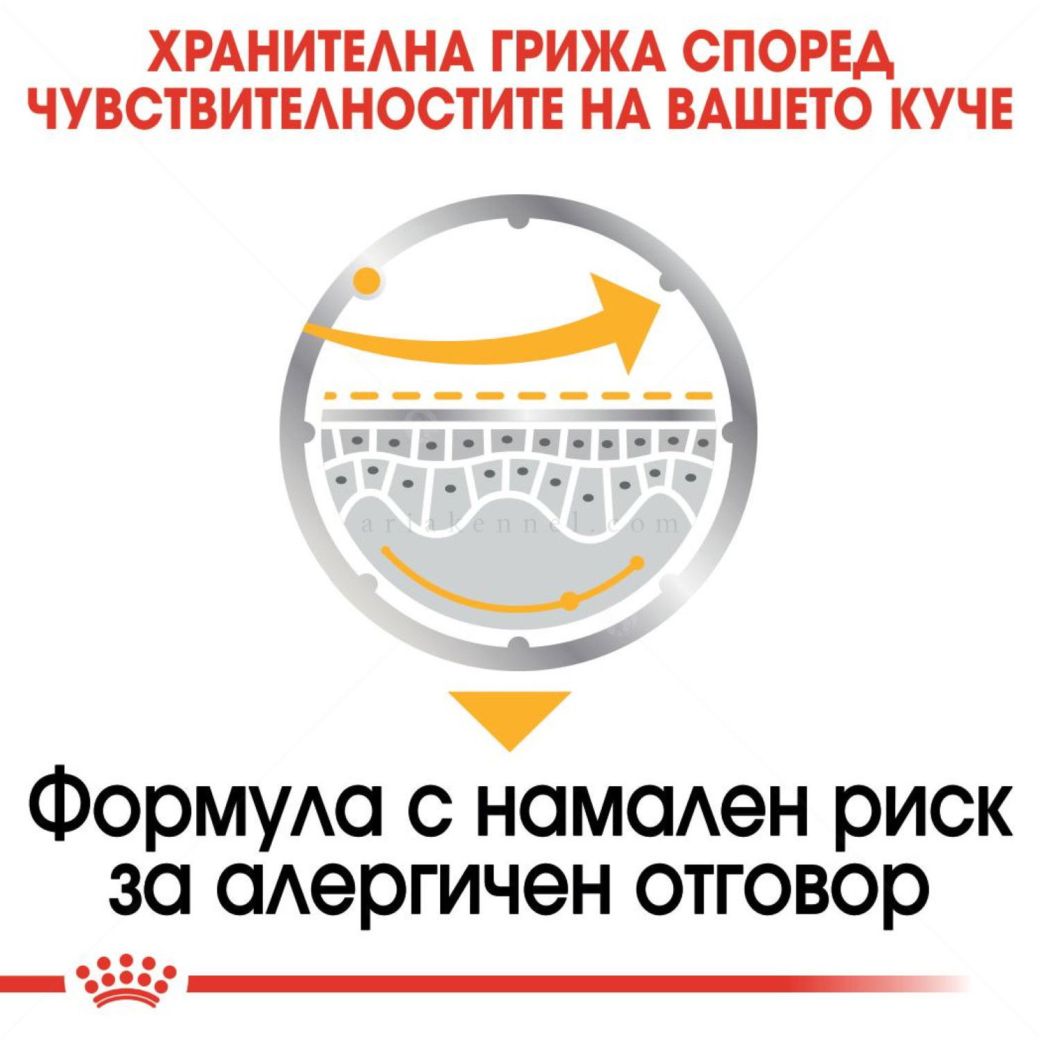 Пауч за кучета с чувствителна кожа ROYAL CANIN Dermacomfort