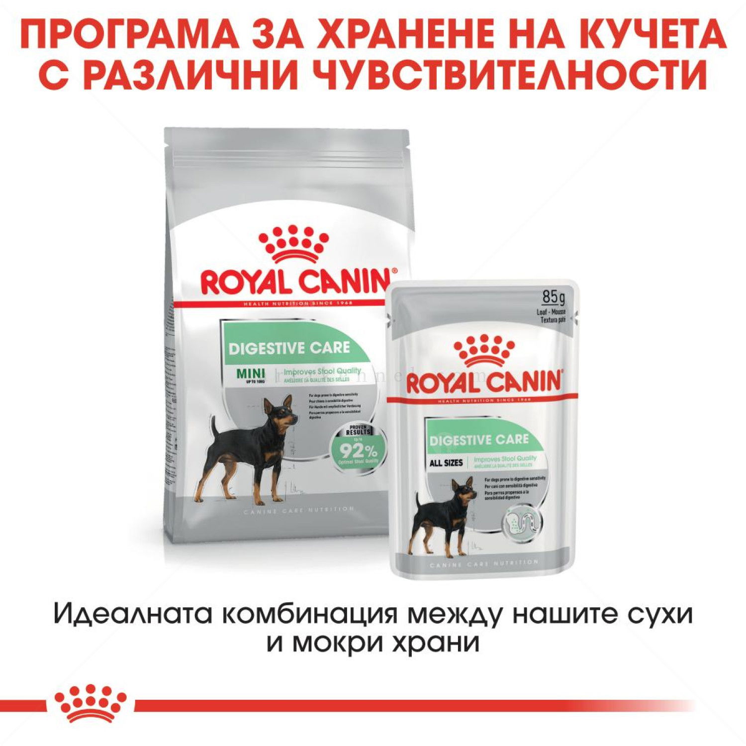 Пауч за кучета с чувствителен стомах ROYAL CANIN Digestive Care