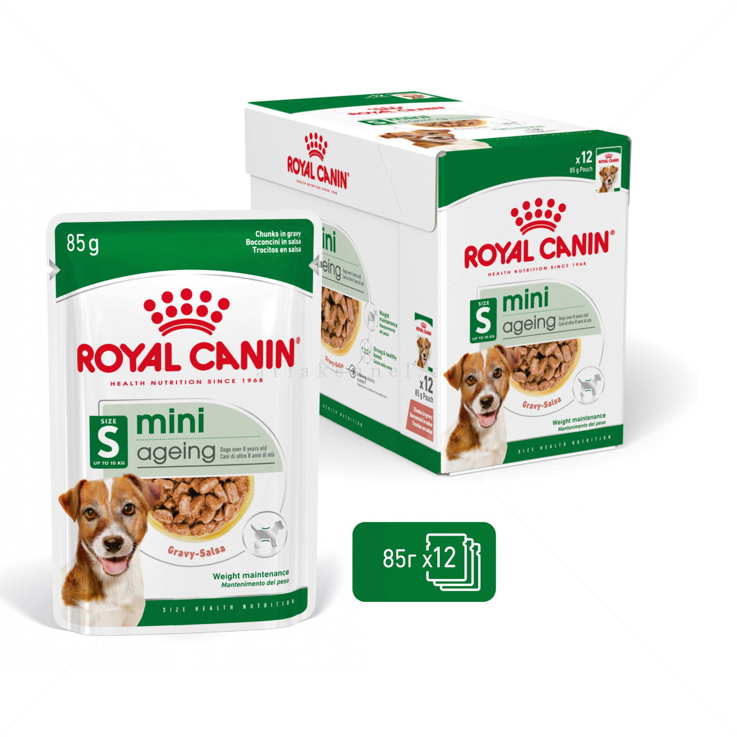 Пауч за кучета над 12 години от дребни породи ROYAL CANIN Mini ageing