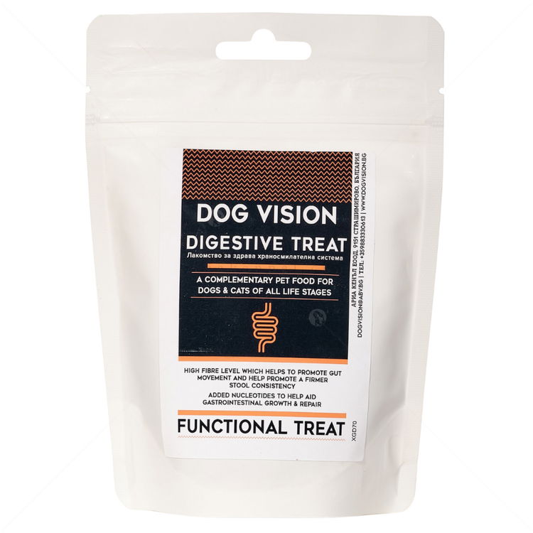 DOG VISION Functional treat Digestive 70 гр.