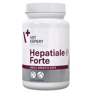 Хранителна добавка за подпомагане на чернодробната функция VET EXPERT Hepatiale Forte Small Dogs & Cats, 40 капсули