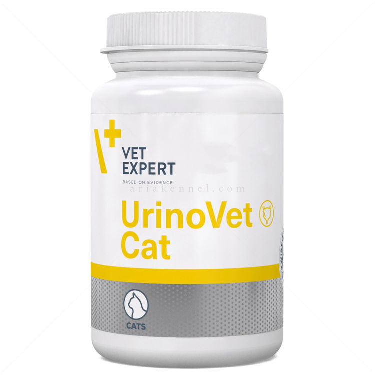 Хранителна добавка за поддържане на уринарния тракт VET EXPERT UrinoVet Cat, 45 капсули
