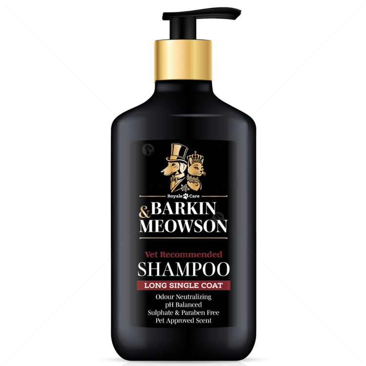 Шампоан за дългокосмести кучета без подкосъм BARKIN&MEOWSON Long Single Coat Shampoo