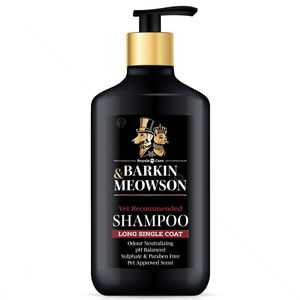 Шампоан за дългокосмести кучета без подкосъм BARKIN&MEOWSON Long Single Coat Shampoo