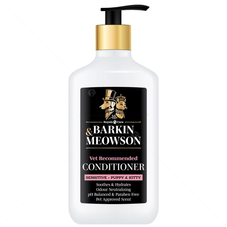 Балсам за малки кученца, котенца и животни с чувствителна кожа BARKIN&MEOWSON Puppy&Kitty Sensitive Conditioner
