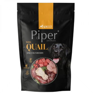 Пауч с пъдпъдък и боровинки 500 гр PIPER Adult Quail and cranberry
