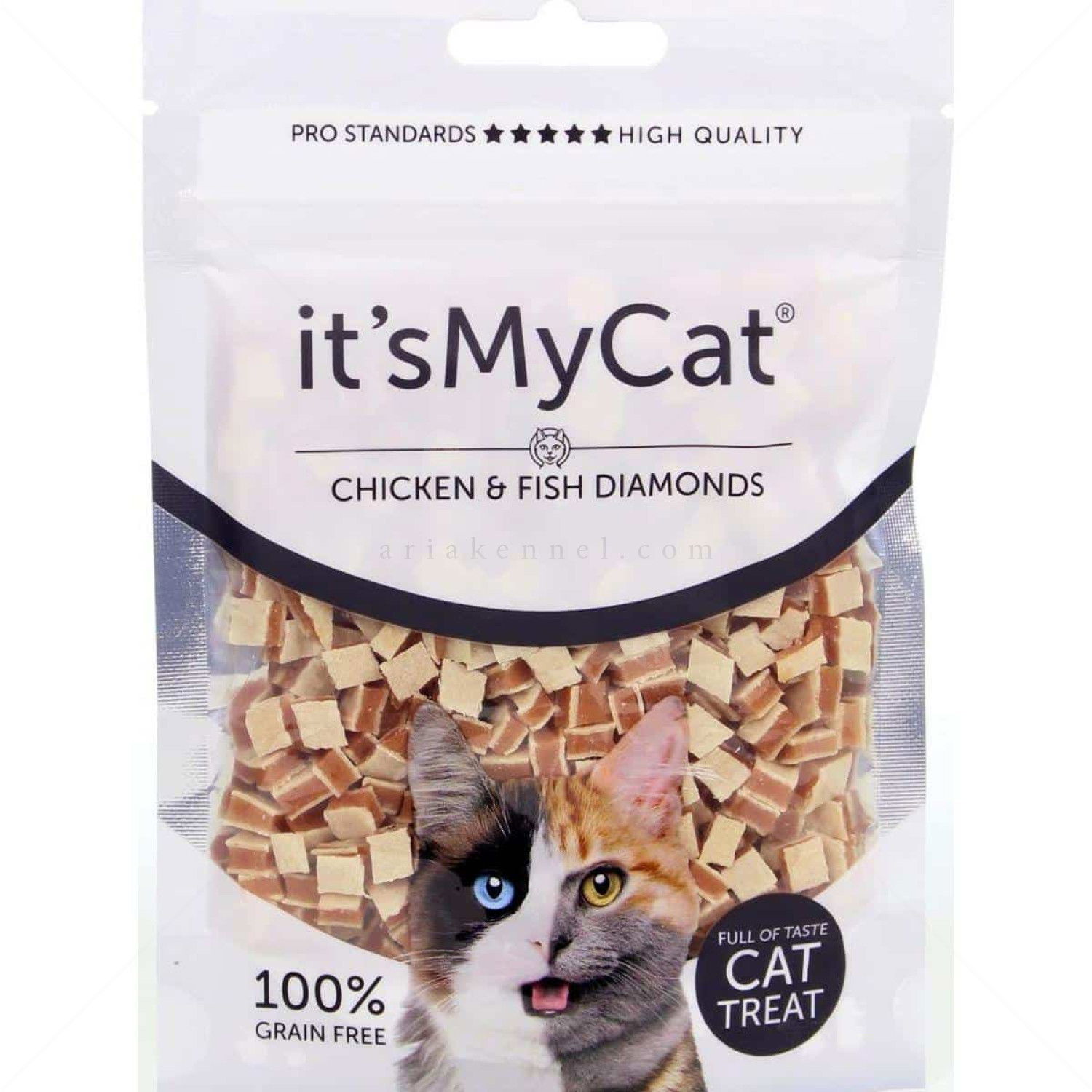 IT'S MY CAT Chicken & Fish Diamands Grain Free 50 гр.