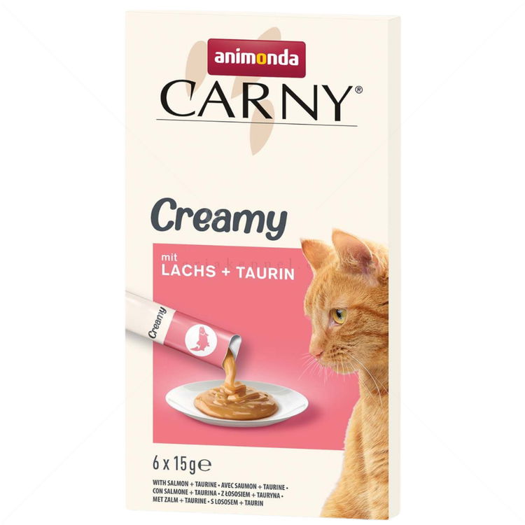 Кремообразно лакомство със сьомга и таурин CARNY Creamy Salmon