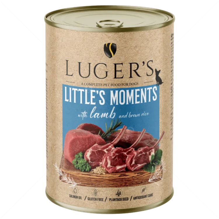 Консерва с агнешко месо и кафяв ориз 400 гр LUGERS Little's Moments Lamb and brown rice