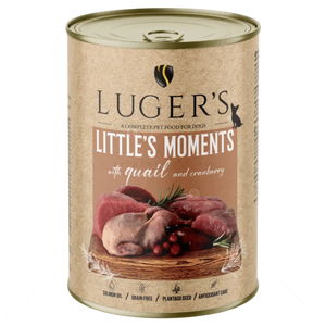 Консерва с пъдпъдък и червена боровинка 400 гр LUGERS Little's Moments Quail and cranberry