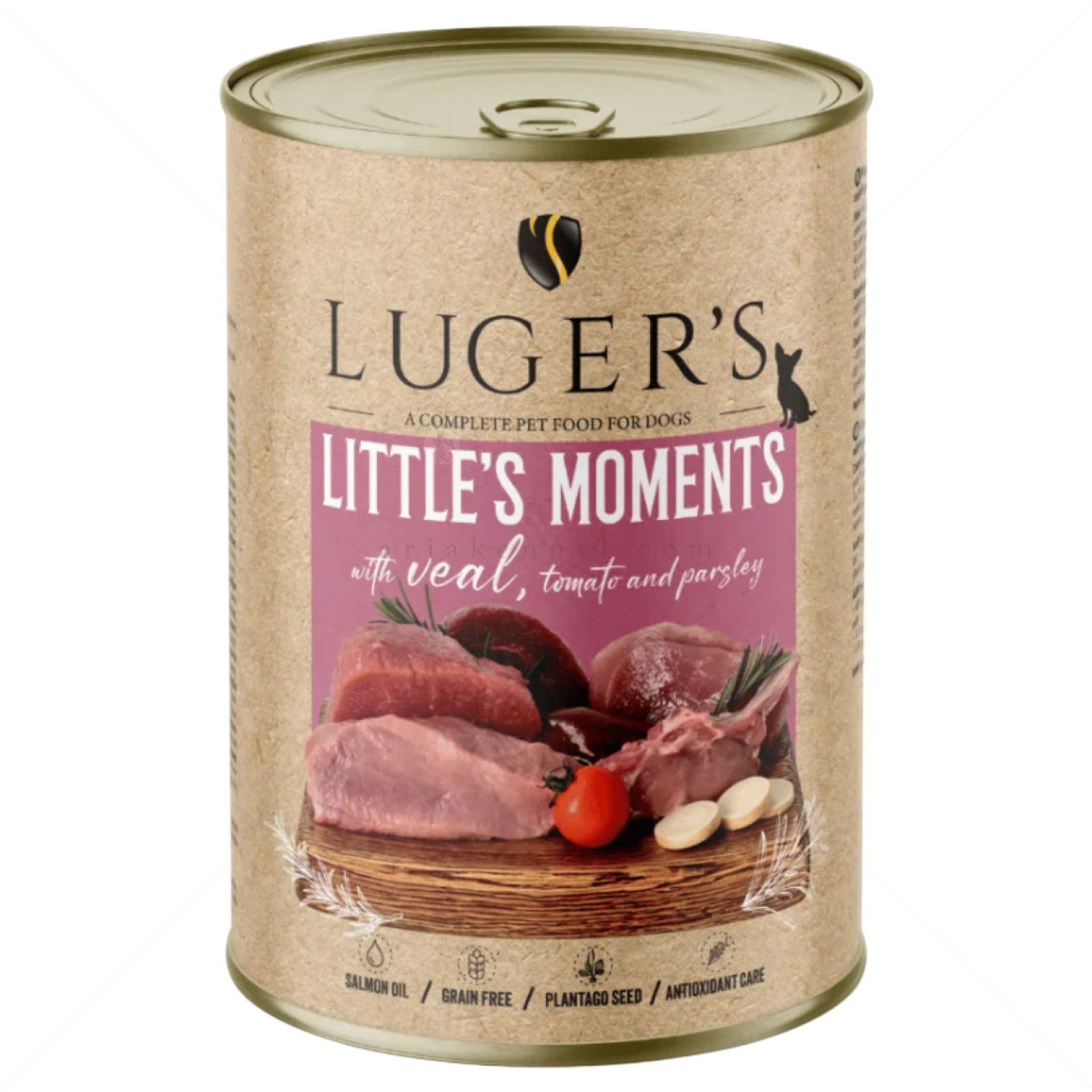 Консерва с телешко месо и домати 400 гр LUGERS Little's Moments Veal, tomato and parsley