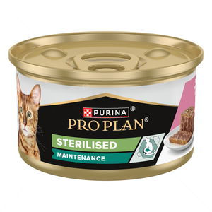 Пастет с риба тон и сьомга в консерва PRO PLAN Adult Sterilised Maintenance Tuna & Salmon Mousse 85 гр
