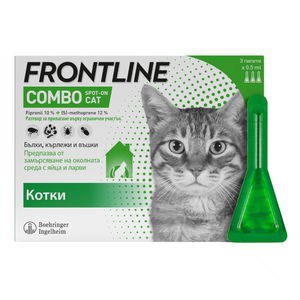 Пипети за външно обезпаразитяване FRONTLINE COMBO 3x0.5 мл