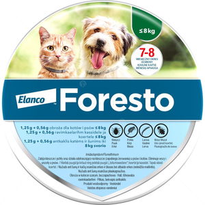 Противопаразитна каишка за куче и котка FORESTO 38 см
