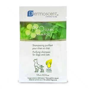Моно доза Шампоан за контрол на кожните инфекции DERMOSCENT PYOclean Shampoo