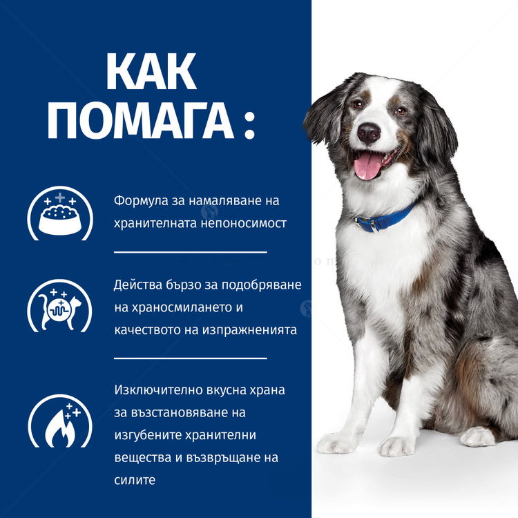 HILL'S Prescription Diet Canine I/D Sensitive AB+ 1.500 кг - с яйца и ориз