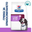 HILL'S Prescription Diet Canine I/D Sensitive AB+ 12 кг - с яйца и ориз