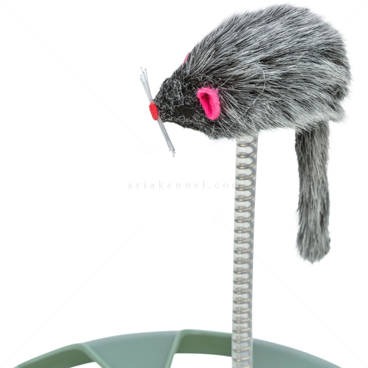 Играчка с топче и мишка на пружина TRIXIE Crazy Circle, мента