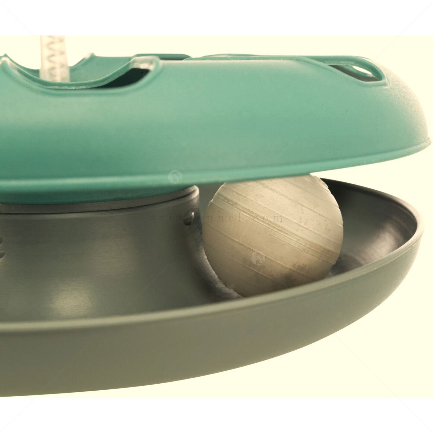 Играчка с топче и мишка на пружина TRIXIE Crazy Circle, мента