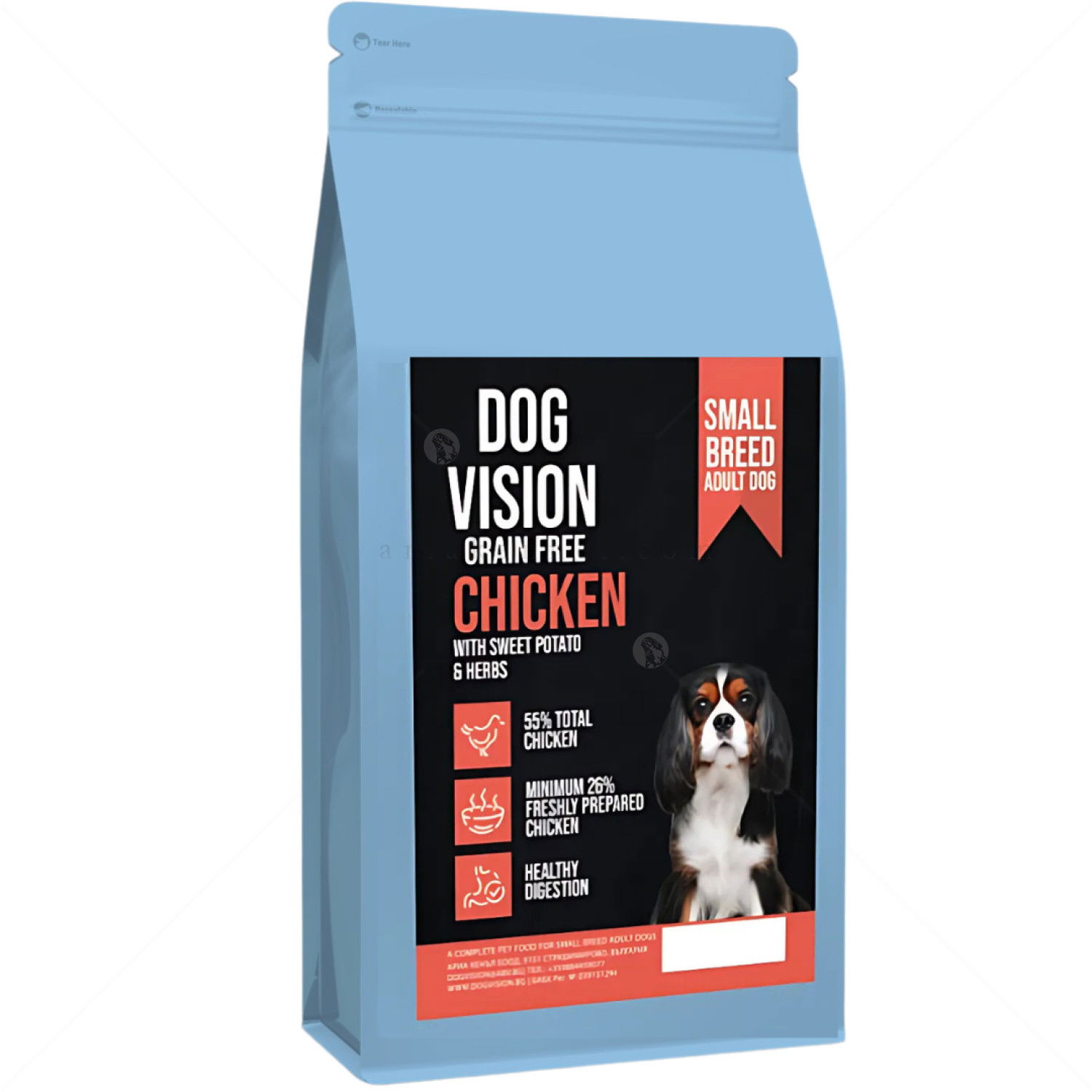 DOG VISION Adult Small 2 кг Chicken, Sweet Potato & Herbs