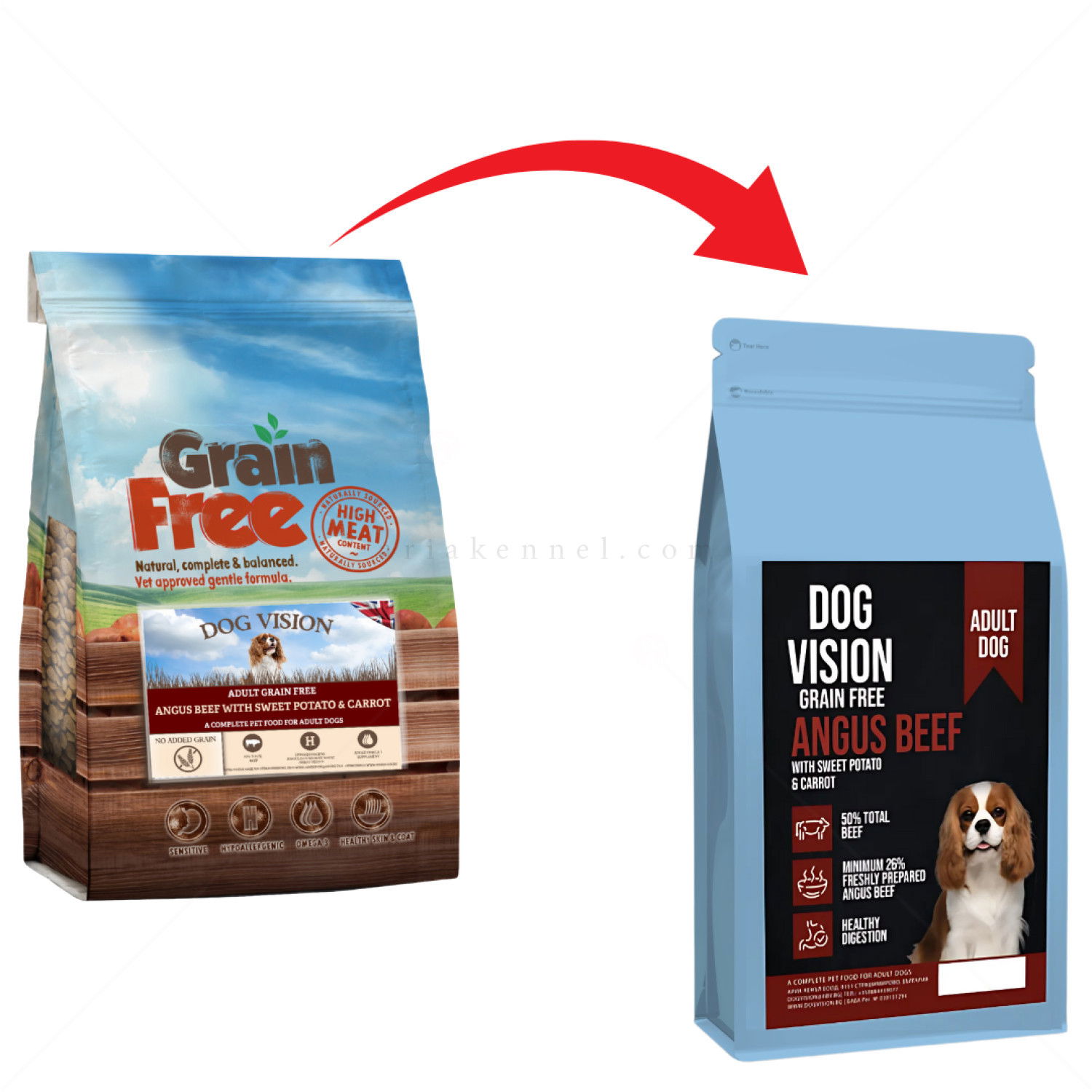 DOG VISION Adult 12 кг Angus Beef, Sweet Potato & Carrot