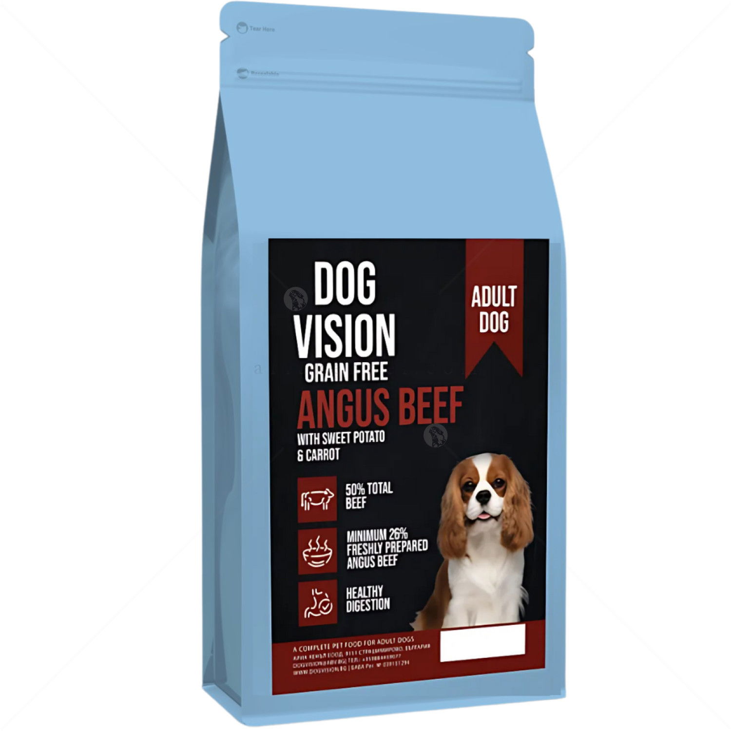 DOG VISION Adult 2 кг Angus Beef, Sweet Potato & Carrot