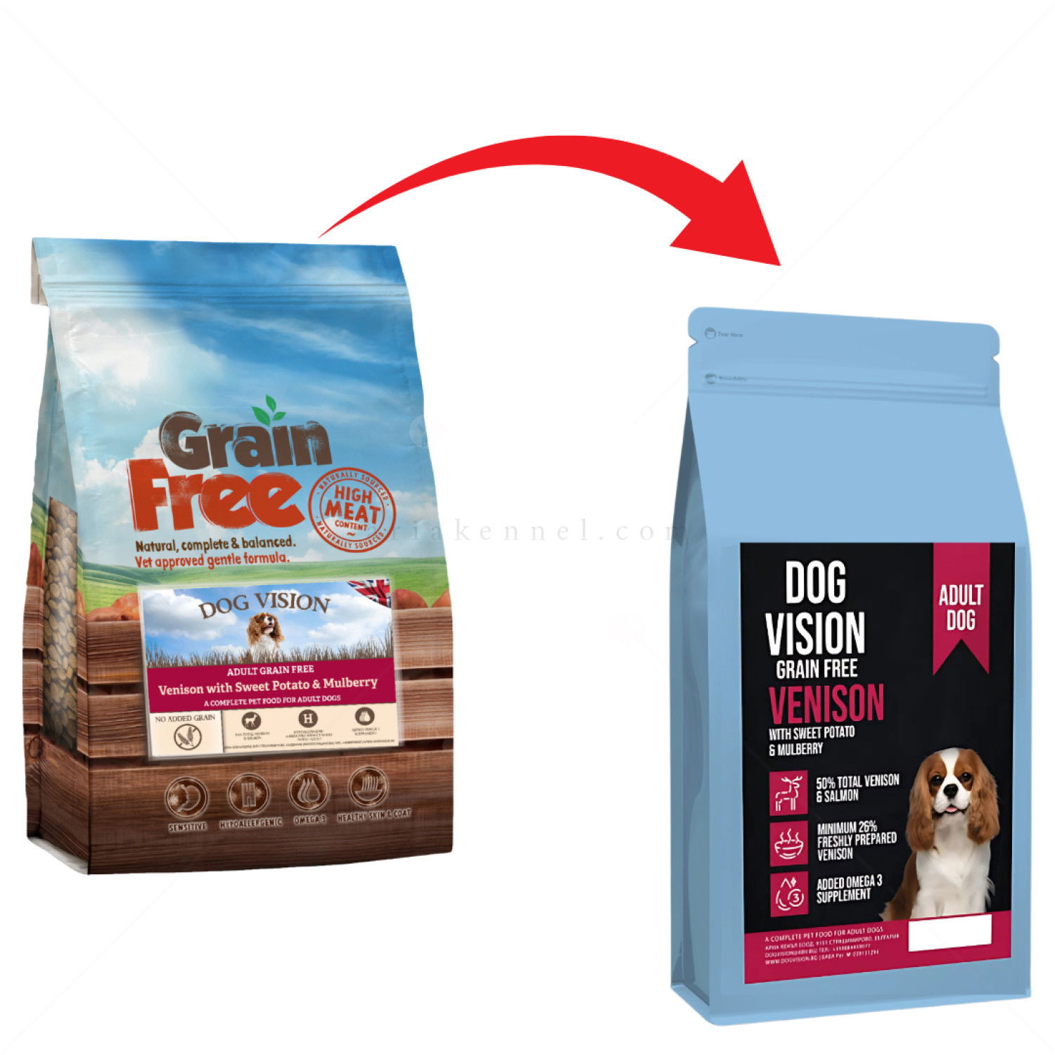 DOG VISION Adult 12 кг Venison, Sweet Potato & Mulberry