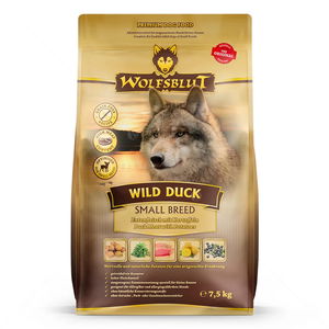 WOLFSBLUT Adult Small Breed Wild Duck 7.5 кг с дива патица и картофи за дребни породи кучета