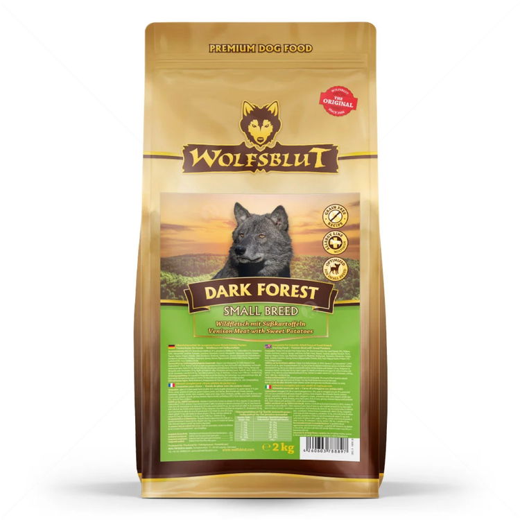 WOLFSBLUT Adult Small Breed Dark Forest 2 кг с дивечово месо и картофи за дребни породи кучета