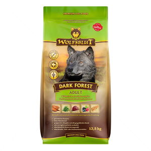WOLFSBLUT Adult Dark Forest 12.5 кг с дивечово месо и сладък картоф за всички породи кучета