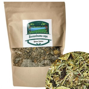 Цветна градина - микс от билки, зеленчуци, цвят от хибискус и невен 150 гр ВЪЛШЕБНАТА ГОРА - натурална храна за зайци, морски свинчета и други малки животни