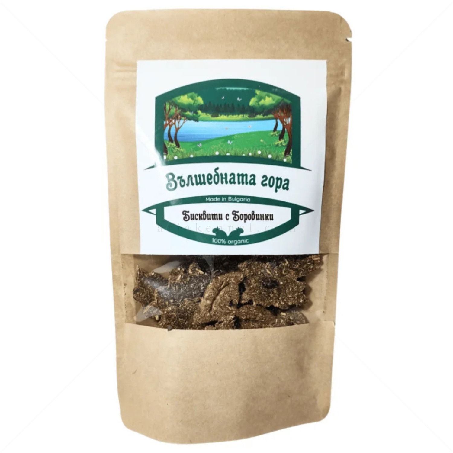 Бисквити с боровинки 60 гр ВЪЛШЕБНАТА ГОРА - натурална храна за зайци, морски свинчета и други малки животни