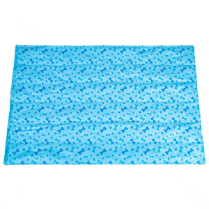 Охлаждаща постелка с пяна FREEDOG Frosty Cool Bed Blue Sky, размер S