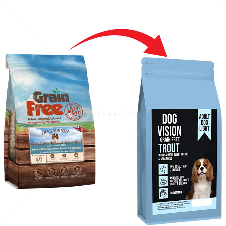 DOG VISION Adult Light 2 кг Trout, Salmon, Sweet Potato & Asparagus