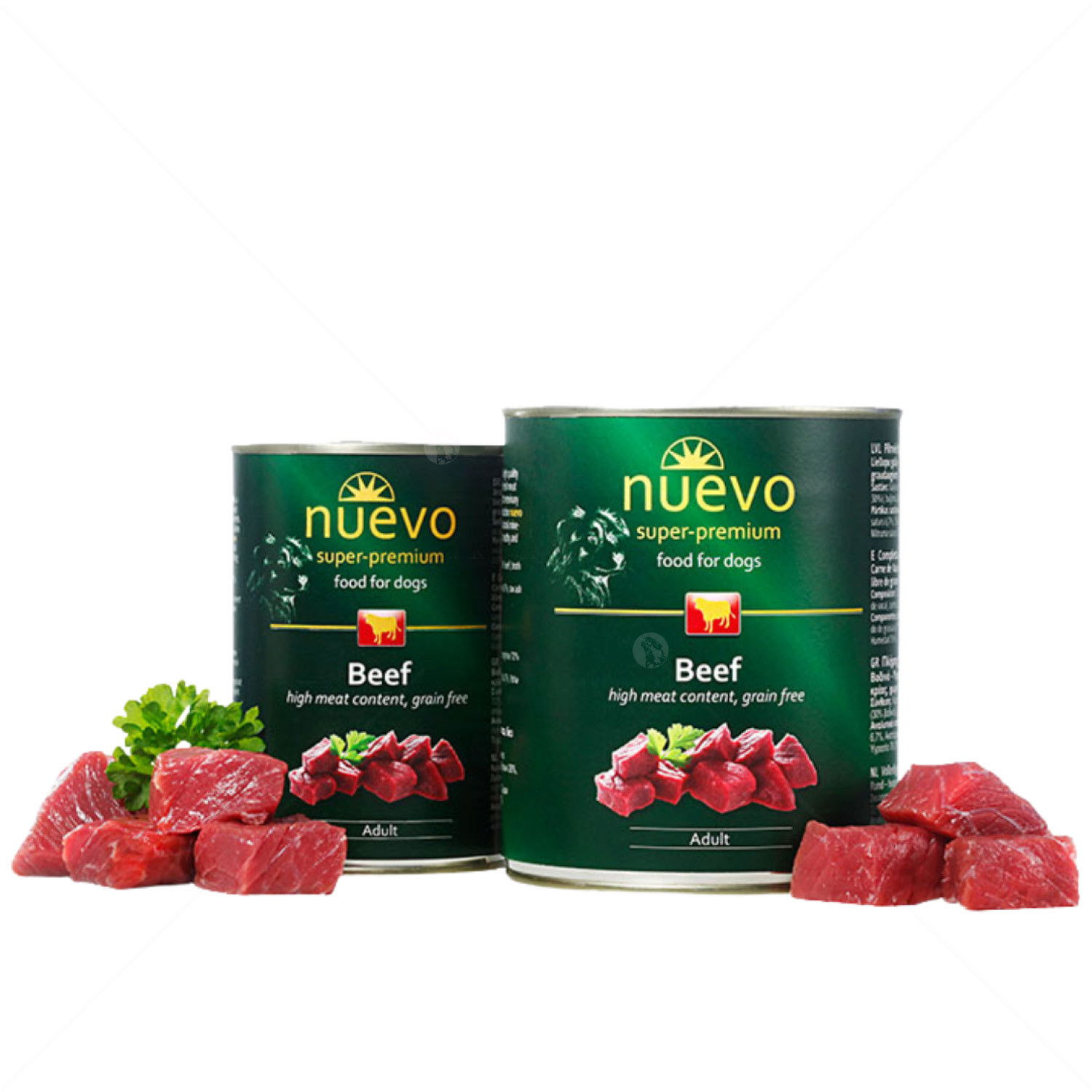 Консерва за кучета 400 гр NUEVO Adult Beef