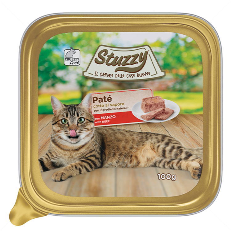 Пастет за котки 100 гр STUZZY Paté Adult Beef
