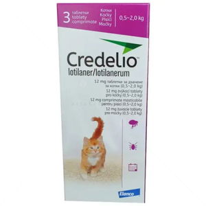 Таблетка за външно обезпаразитяване CREDELIO 12 мг