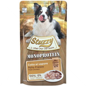 Монопротеинов пауч за кучета без зърно 150 гр STUZZY Dog Grain Free Monoprotein Pouch Adult Chicken