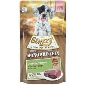 Монопротеинов пауч за малки кученца без зърно 150 гр STUZZY Dog Grain Free Monoprotein Pouch Puppy Veal